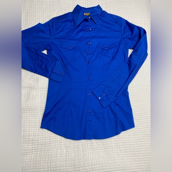 New without tags Wrangler button down (snaps) western fitted shirt. - Picture 1 of 4